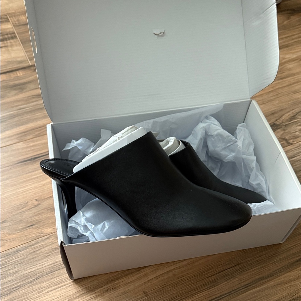H&M Premium Selection Black Mules